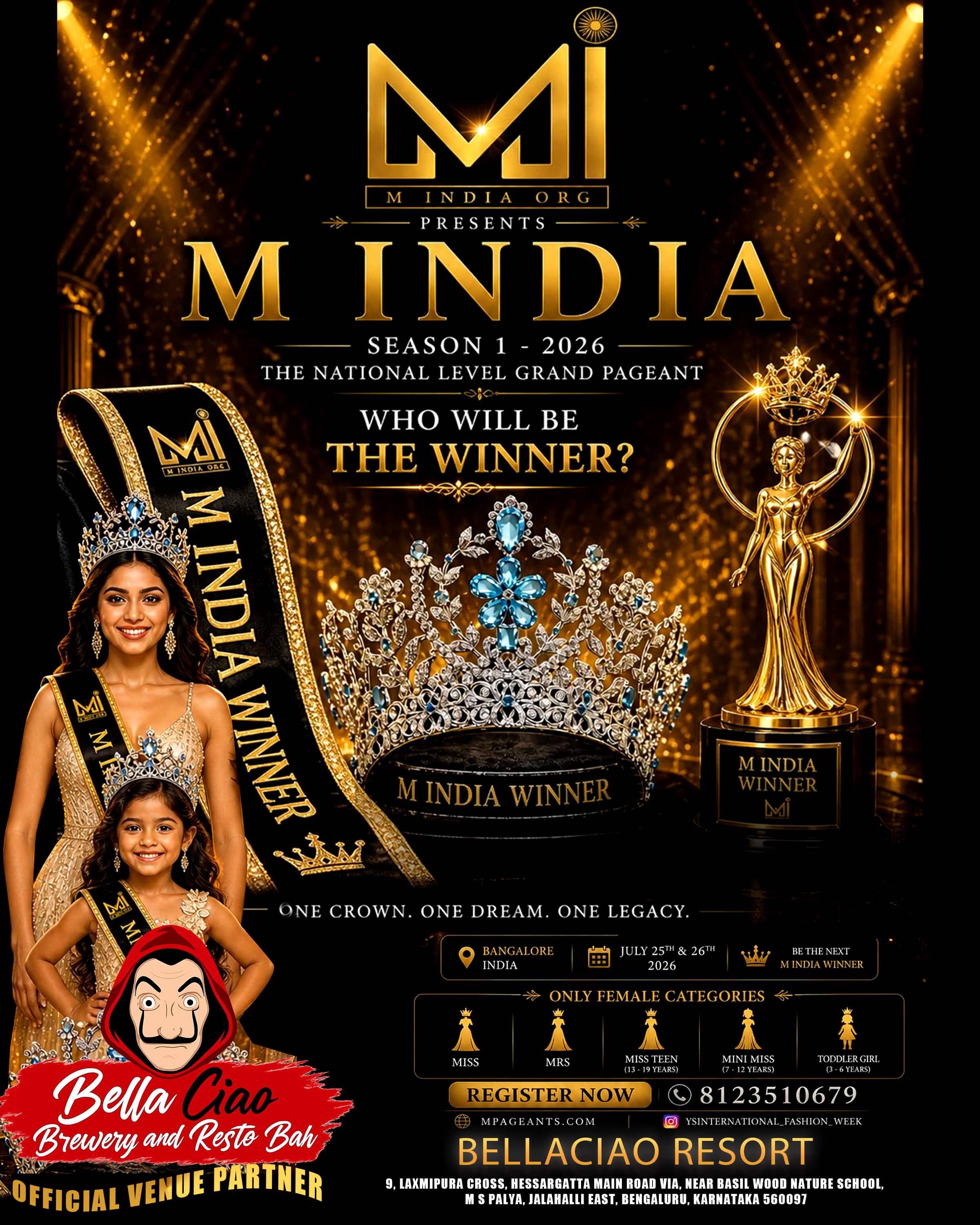 M India